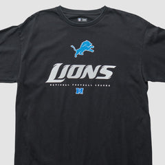 Detroit Lions NFL 2010s Long Sleeve T-shirt - Black Vintage discount
