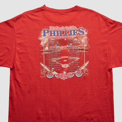 Philadelphia Phillies Majestic 2008 T-shirt - Red Vintage