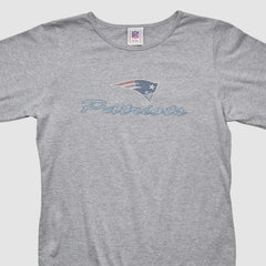 New England Patriots NFL 2000s Long Sleeve T-shirt - Heather Gray Vintage for sale