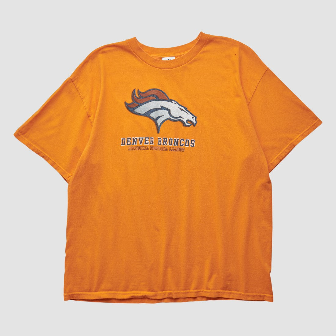 Denver Broncos NFL 2010s T-shirt - Orange Vintage sale