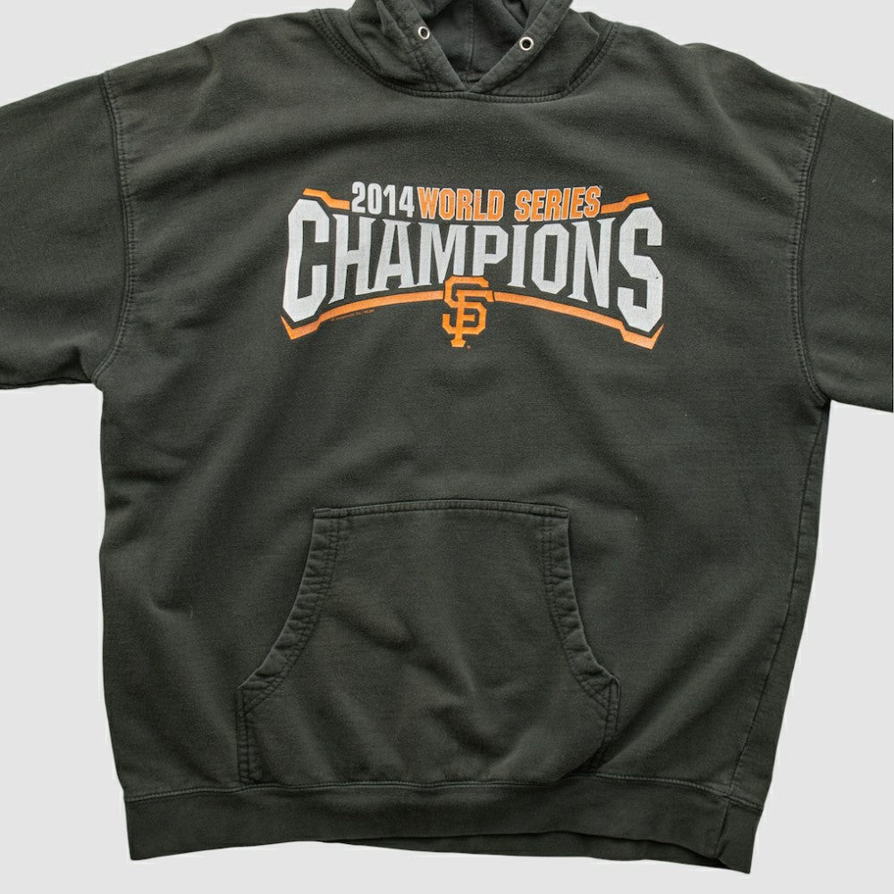 San Francisco Giants Genuine Merchandise 2014 Hooded Pullover Sweatshirt - Charcoal Vintage