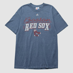 Boston Red Sox Majestic 2000s T-shirt - Blue Vintage