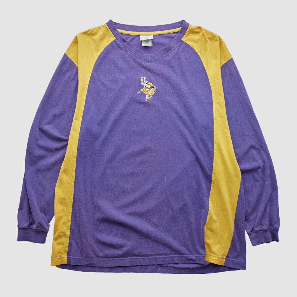 Minnesota Vikings NFL 2000s Long Sleeve T-shirt - Purple Vintage sale