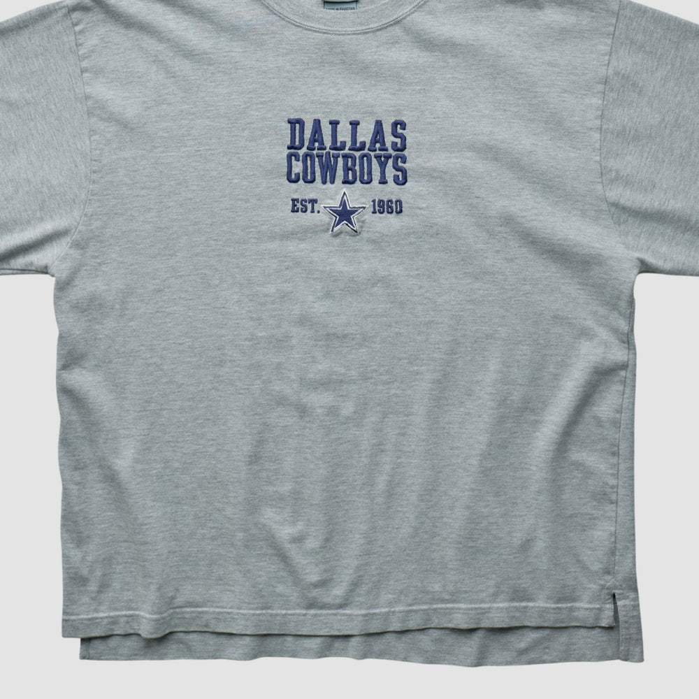 Dallas Cowboys Cowboys Authentic Apparel 2000s Long Sleeve T-shirt - Heather Gray Vintage online