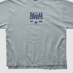 Dallas Cowboys Cowboys Authentic Apparel 2000s Long Sleeve T-shirt - Heather Gray Vintage online