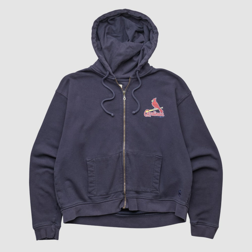 St. Louis Cardinals Gear For Sports 2010s Hooded Full Zip Sweatshirt - Navy Vintage