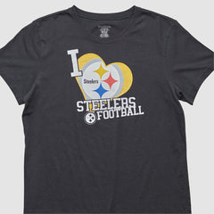 Pittsburgh Steelers Reebok 2000s T-shirt - Black Vintage discount