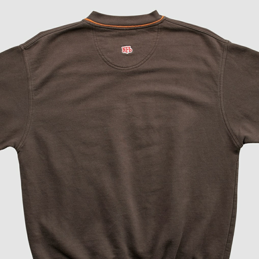 Cleveland Browns NFL 2000s Pullover Sweatshirt - Brown Vintage for sale
