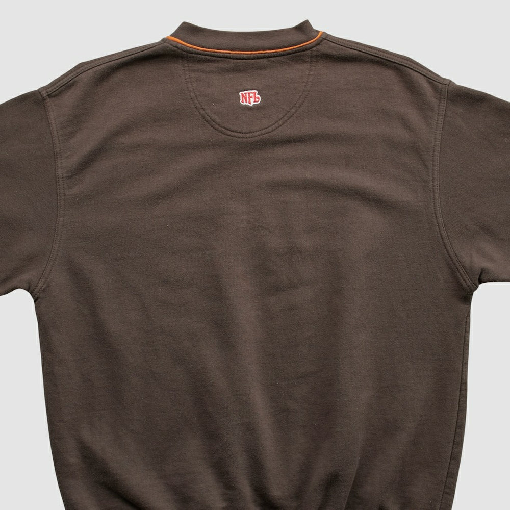 Cleveland Browns NFL 2000s Pullover Sweatshirt - Brown Vintage for sale