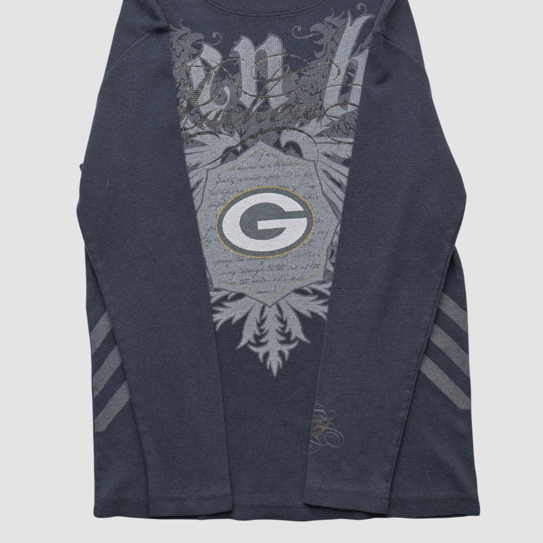 Green Bay Packers NFL 2000s Long Sleeve T-shirt - Black Vintage online