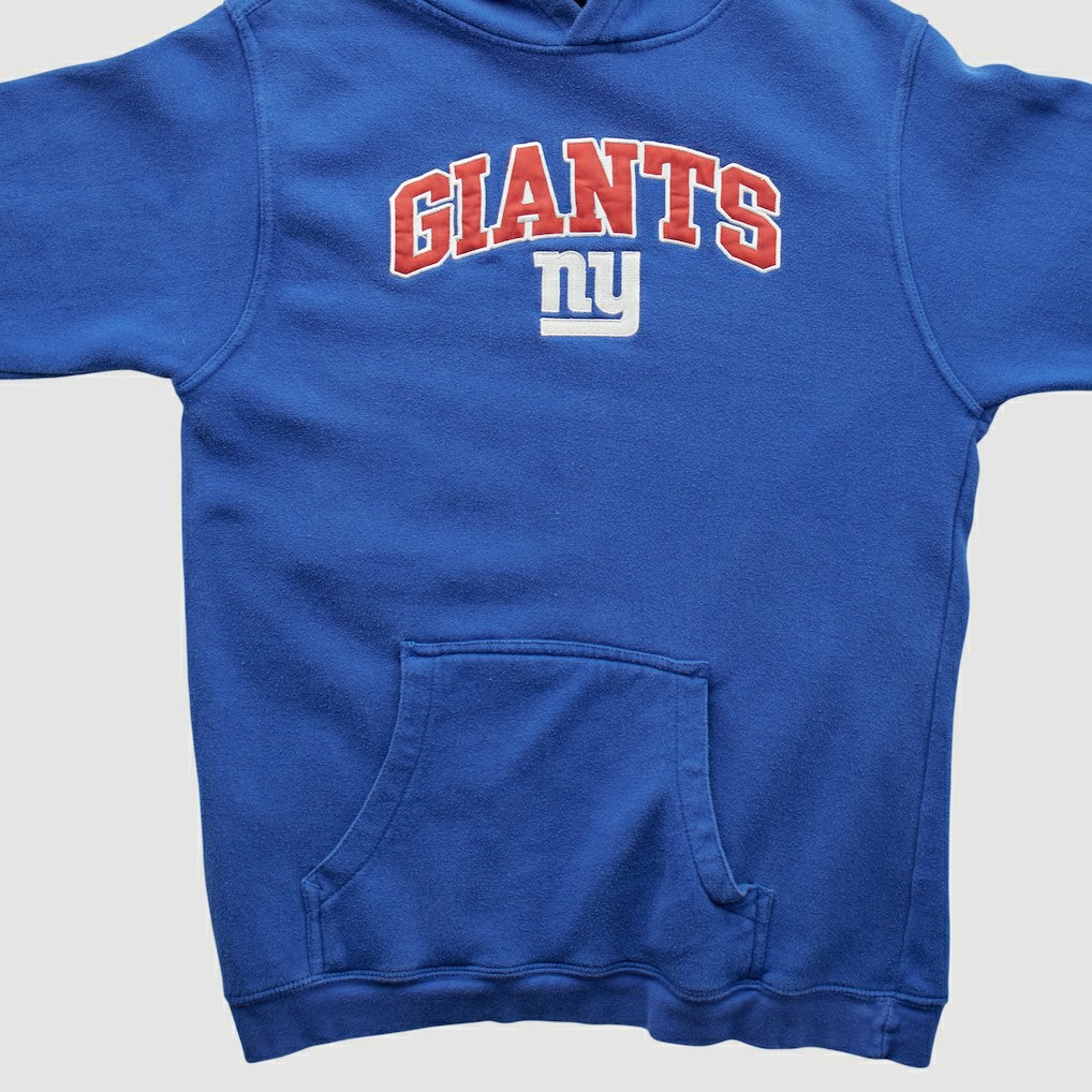 New York Giants Reebok 2000s Hooded Pullover Sweatshirt - Blue Vintage sale
