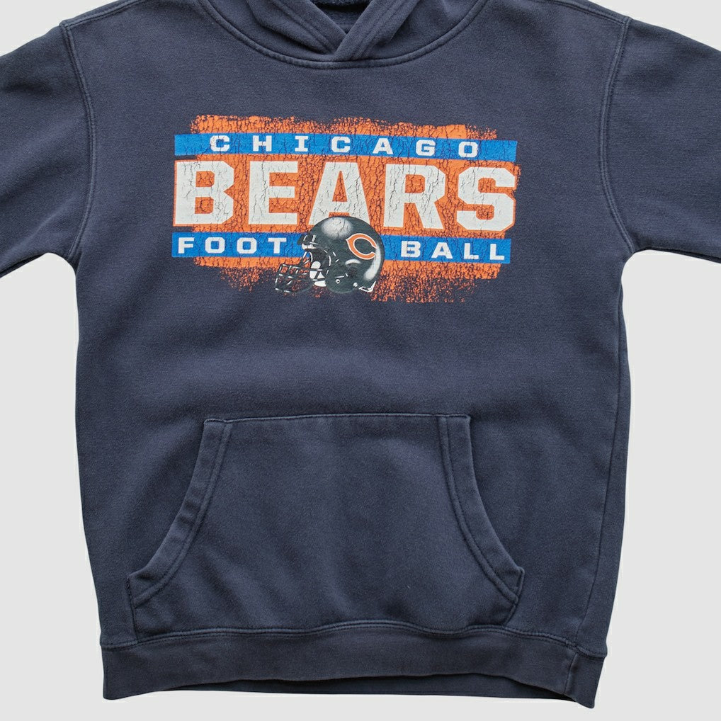 Chicago Bears NFL 2010s Hooded Pullover Sweatshirt - Navy Vintage sale