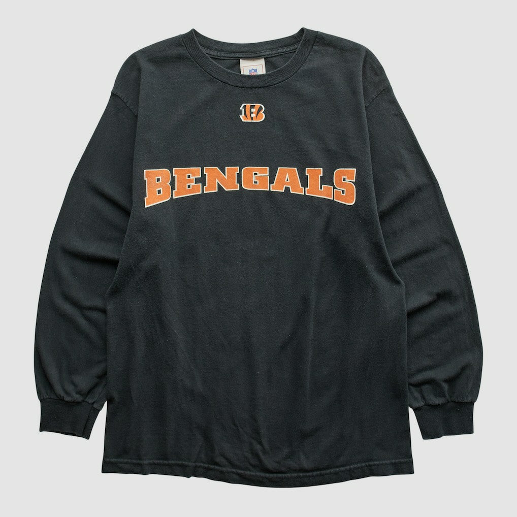 Cincinnati Bengals NFL 2000s Long Sleeve T-shirt - Black Vintage on sale