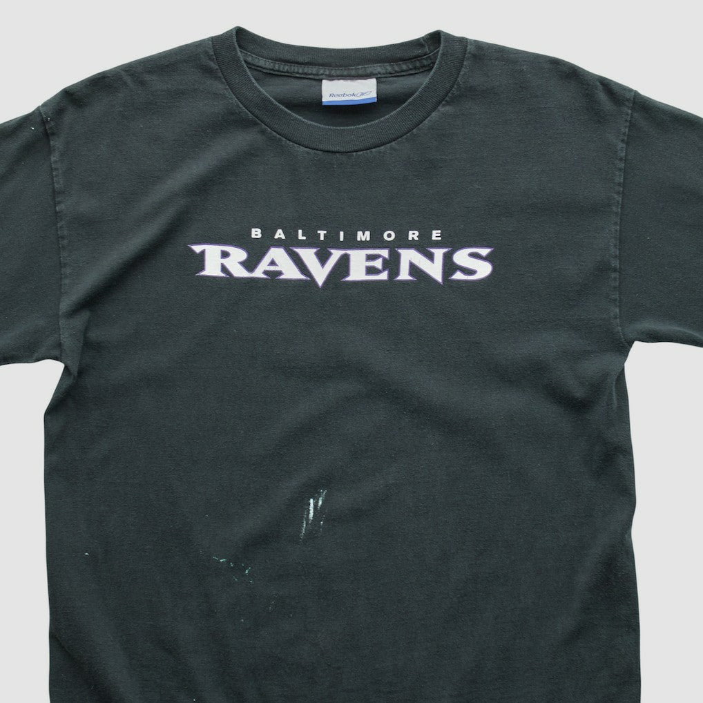 Baltimore Ravens Reebok 2000s Long Sleeve T-shirt - Black Vintage outlet