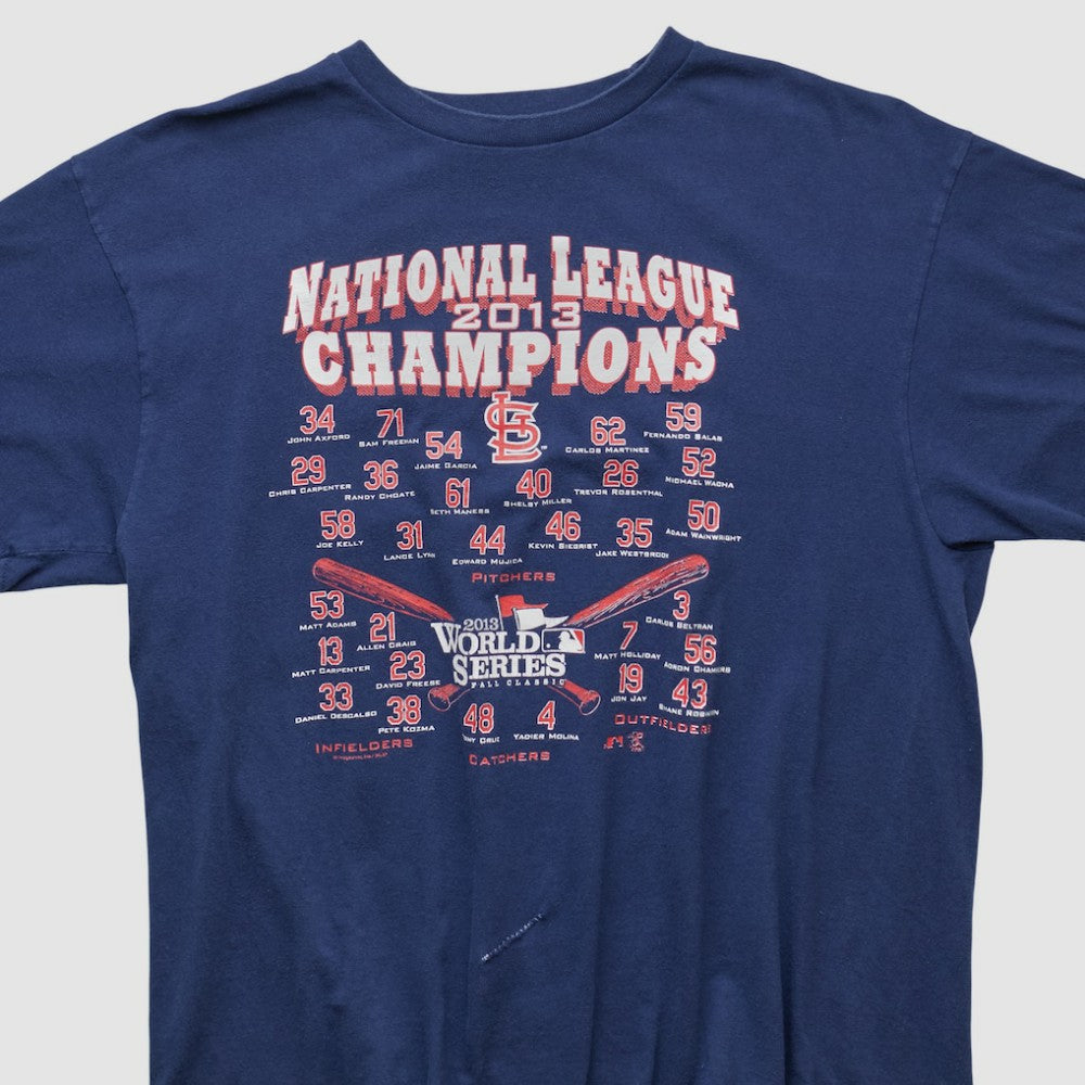 National League Champions Genuine Merchandise 2013 T-shirt - Navy Vintage