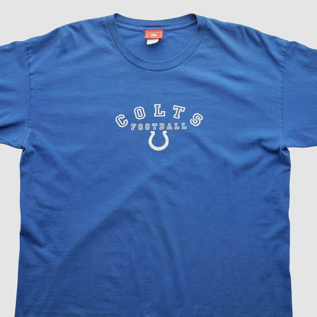 Indianapolis Colts NFL 2000s Long Sleeve T-shirt - Blue Vintage on sale