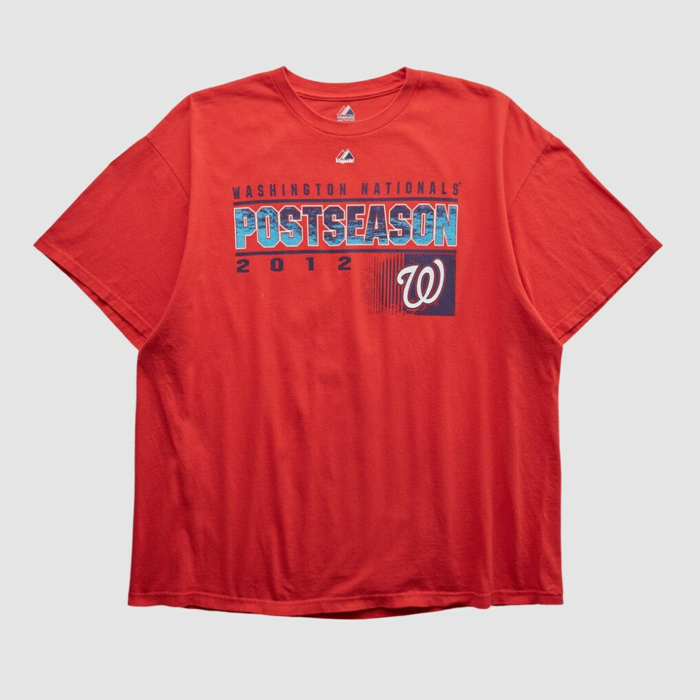 Washington Nationals Majestic 2012 T-shirt - Red Vintage