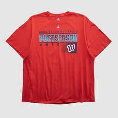 Washington Nationals Majestic 2012 T-shirt - Red Vintage