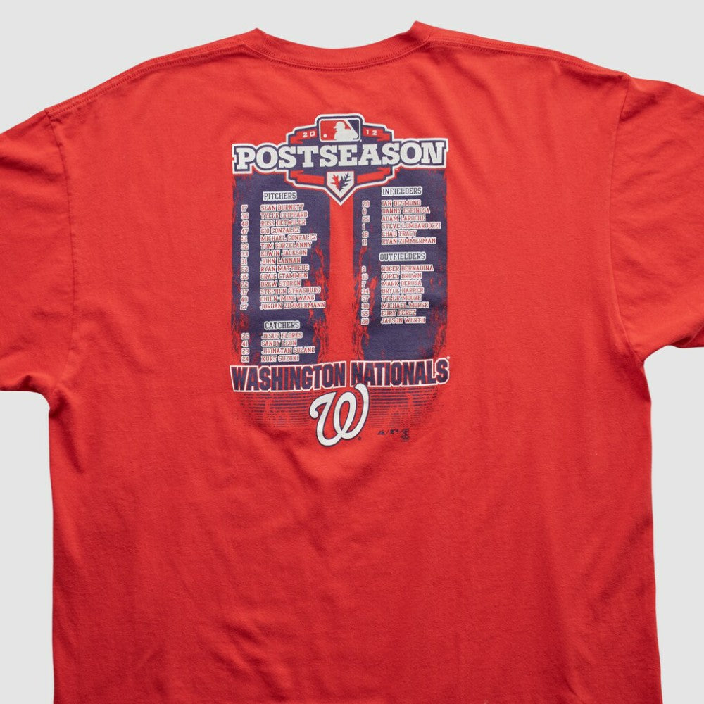 Washington Nationals Majestic 2012 T-shirt - Red Vintage
