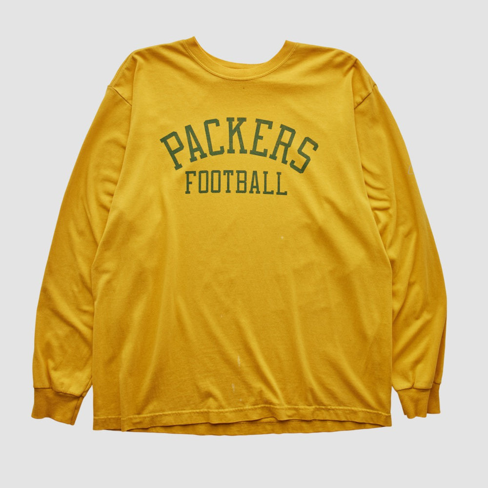 Green Bay Packers Reebok 2000s Long Sleeve T-shirt - Yellow Vintage outlet
