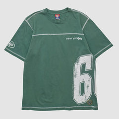 New York Jets Reebok 2000s T-shirt - Green Vintage on sale