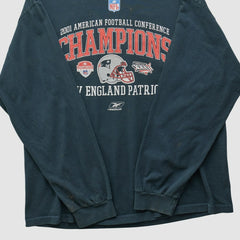 New England Patriots 2001 Long Sleeve T-shirt - Black Vintage for sale