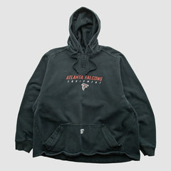 Atlanta Falcons Reebok 2000s Hooded Pullover Sweatshirt - Black Vintage cheap