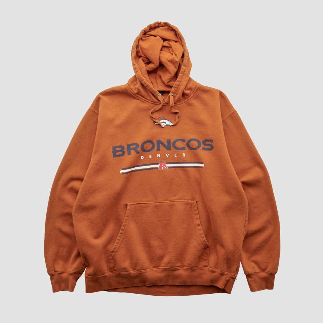 Denver Broncos NFL 2010s Hooded Pullover Sweatshirt - Clay Vintage discount