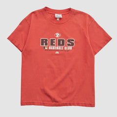 Cincinnati Reds Majestic 2000s T-shirt - Red Vintage
