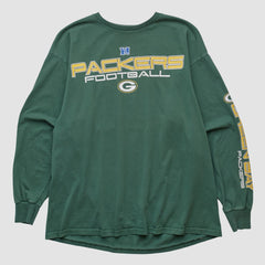 Green Bay Packers NFL 2000s Long Sleeve T-shirt - Green Vintage discount