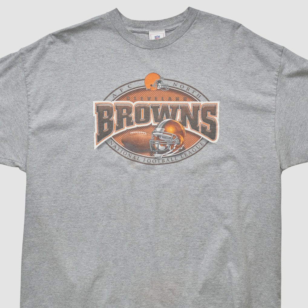 Cleveland Browns NFL 2000s T-shirt - Heather Gray Vintage on sale
