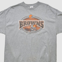Cleveland Browns NFL 2000s T-shirt - Heather Gray Vintage on sale