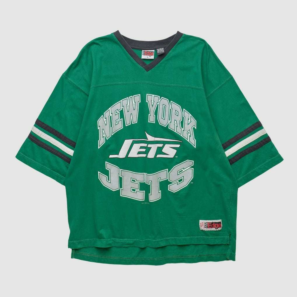 New York Jets The Edge 1997 T-shirt - Green Vintage cheap
