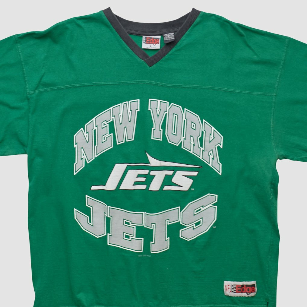 New York Jets The Edge 1997 T-shirt - Green Vintage cheap