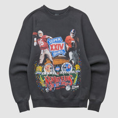 Super Bowl XXIV 1990 Pullover Sweatshirt - Black Vintage discount