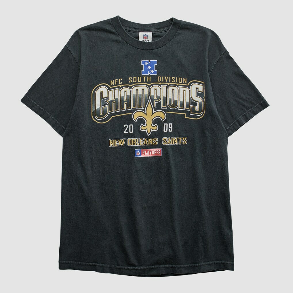 New Orleans Saints NFL 2009 T-shirt - Black Vintage cheap