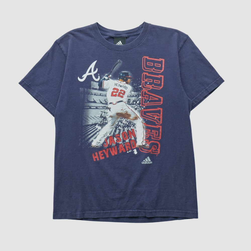Jason Heyward Adidas 2010s T-shirt - Navy Vintage