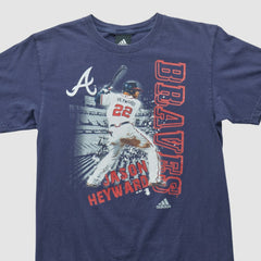 Jason Heyward Adidas 2010s T-shirt - Navy Vintage