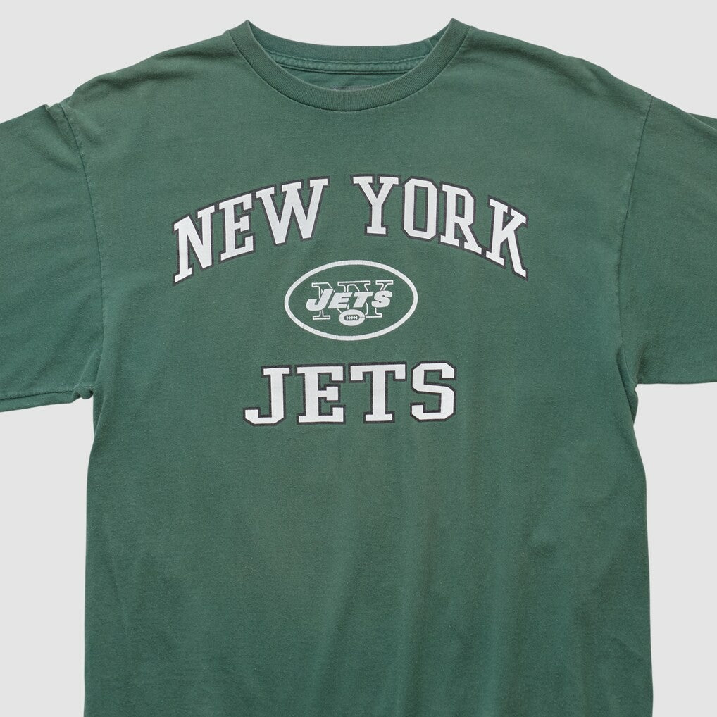New York Jets NFL 2000s Long Sleeve T-shirt - Green Vintage online