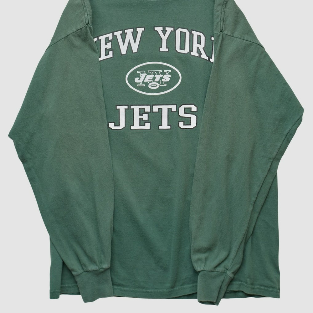 New York Jets NFL 2000s Long Sleeve T-shirt - Green Vintage online