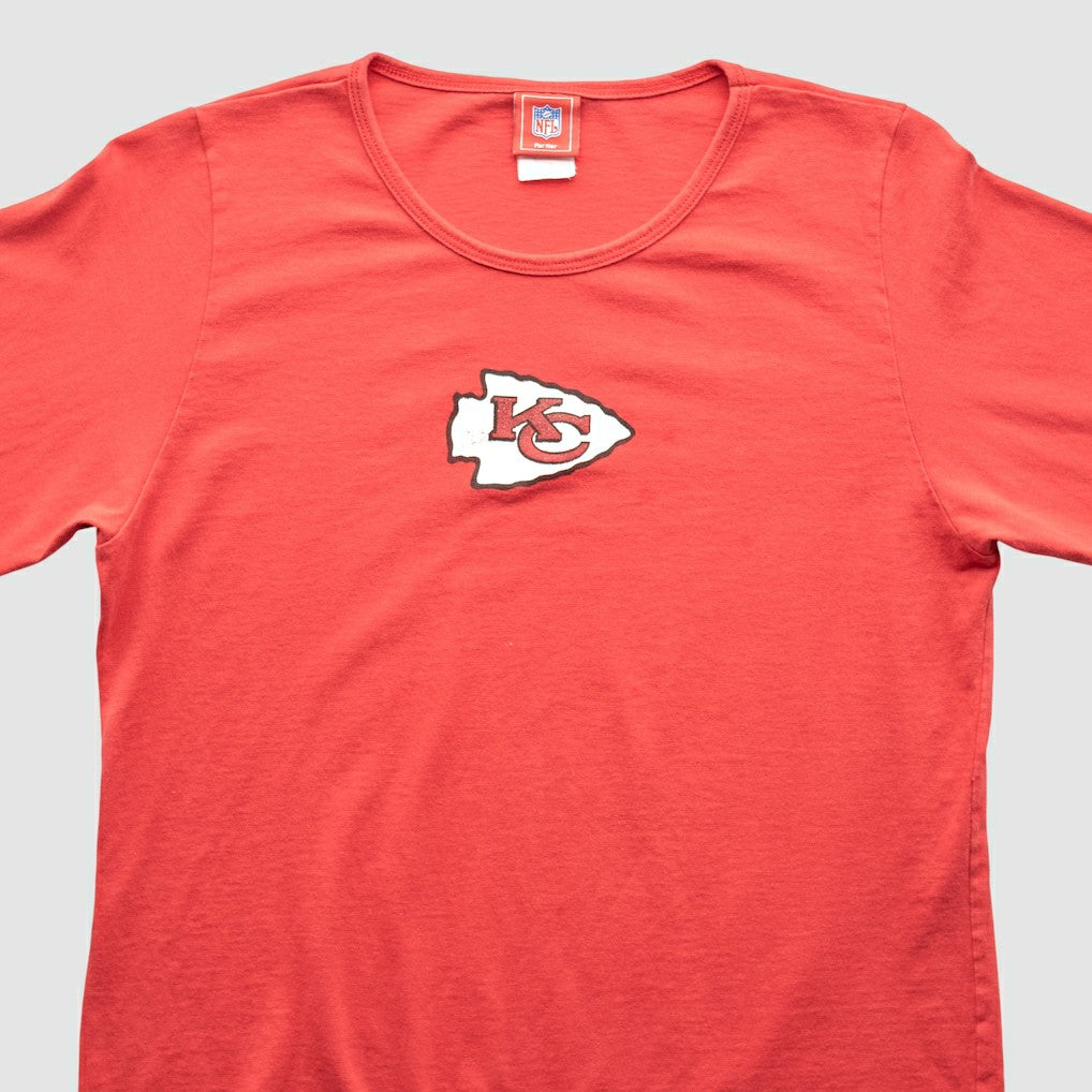 Kansas City Chiefs NFL 2000s Long Sleeve T-shirt - Red Vintage for sale