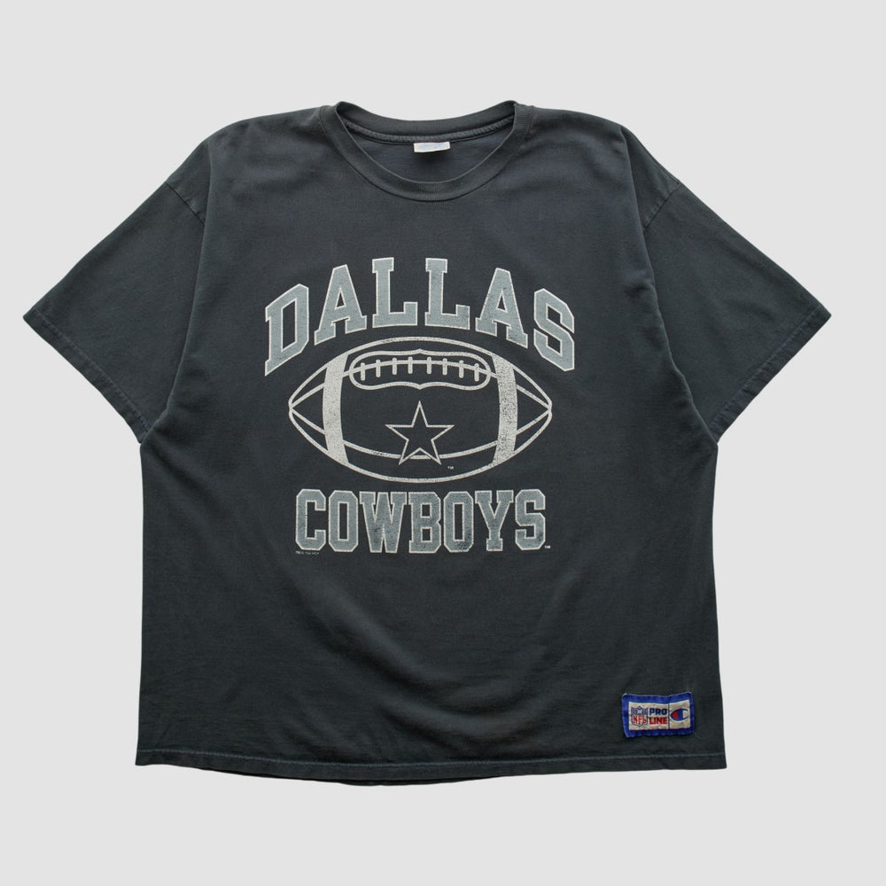 Dallas Cowboys Champion 90s T-shirt - Black Vintage for sale