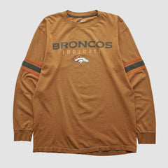 Denver Broncos 2000s Long Sleeve T-shirt - Clay Vintage cheap
