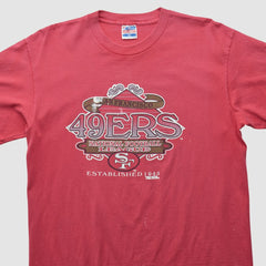 San Francisco 49ers Trench 90s T-shirt - Red Vintage online