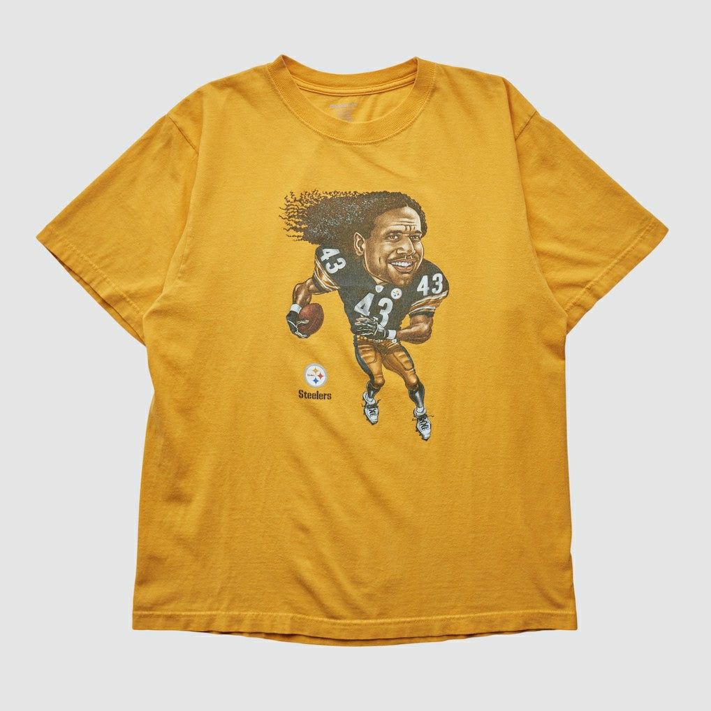 Pittsburgh Steelers Reebok 2000s T-shirt - Yellow Vintage sale