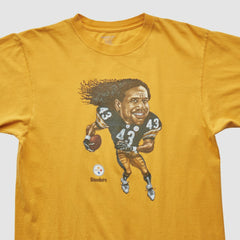 Pittsburgh Steelers Reebok 2000s T-shirt - Yellow Vintage sale
