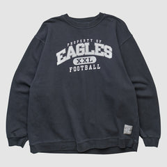 Philadelphia Eagles Reebok 2000s Pullover Sweatshirt - Black Vintage discount