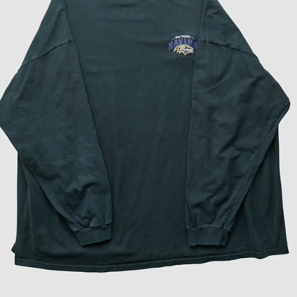 Baltimore Ravens 90s Long Sleeve T-shirt - Black Vintage cheap