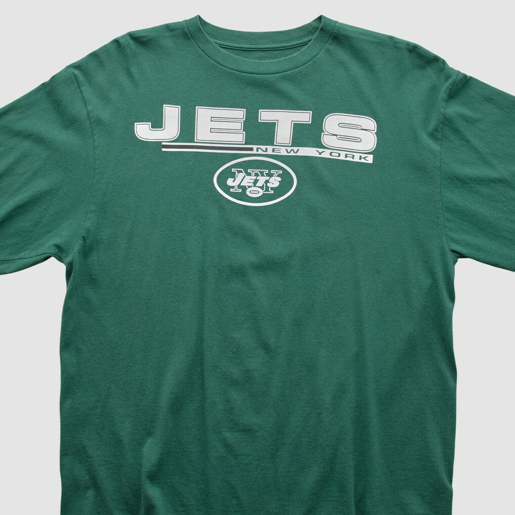 New York Jets Majestic 2010s Long Sleeve T-shirt - Green Vintage sale