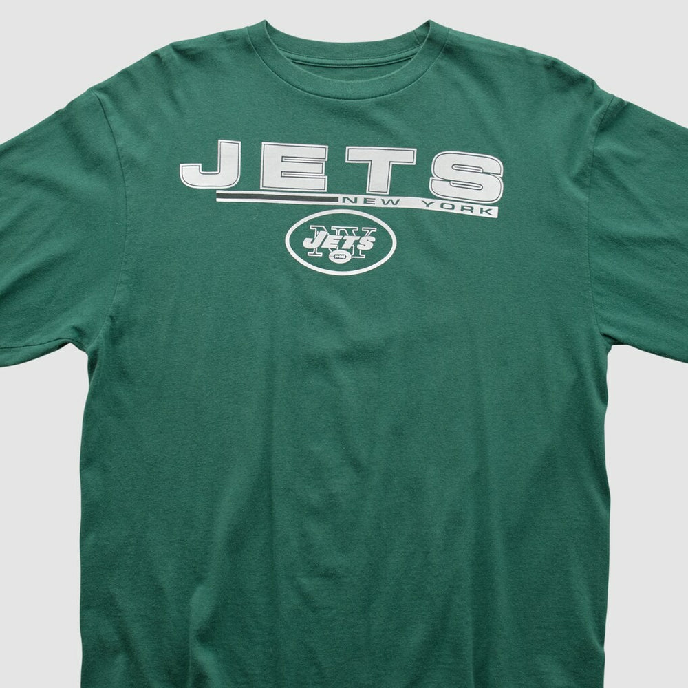 New York Jets Majestic 2010s Long Sleeve T-shirt - Green Vintage sale